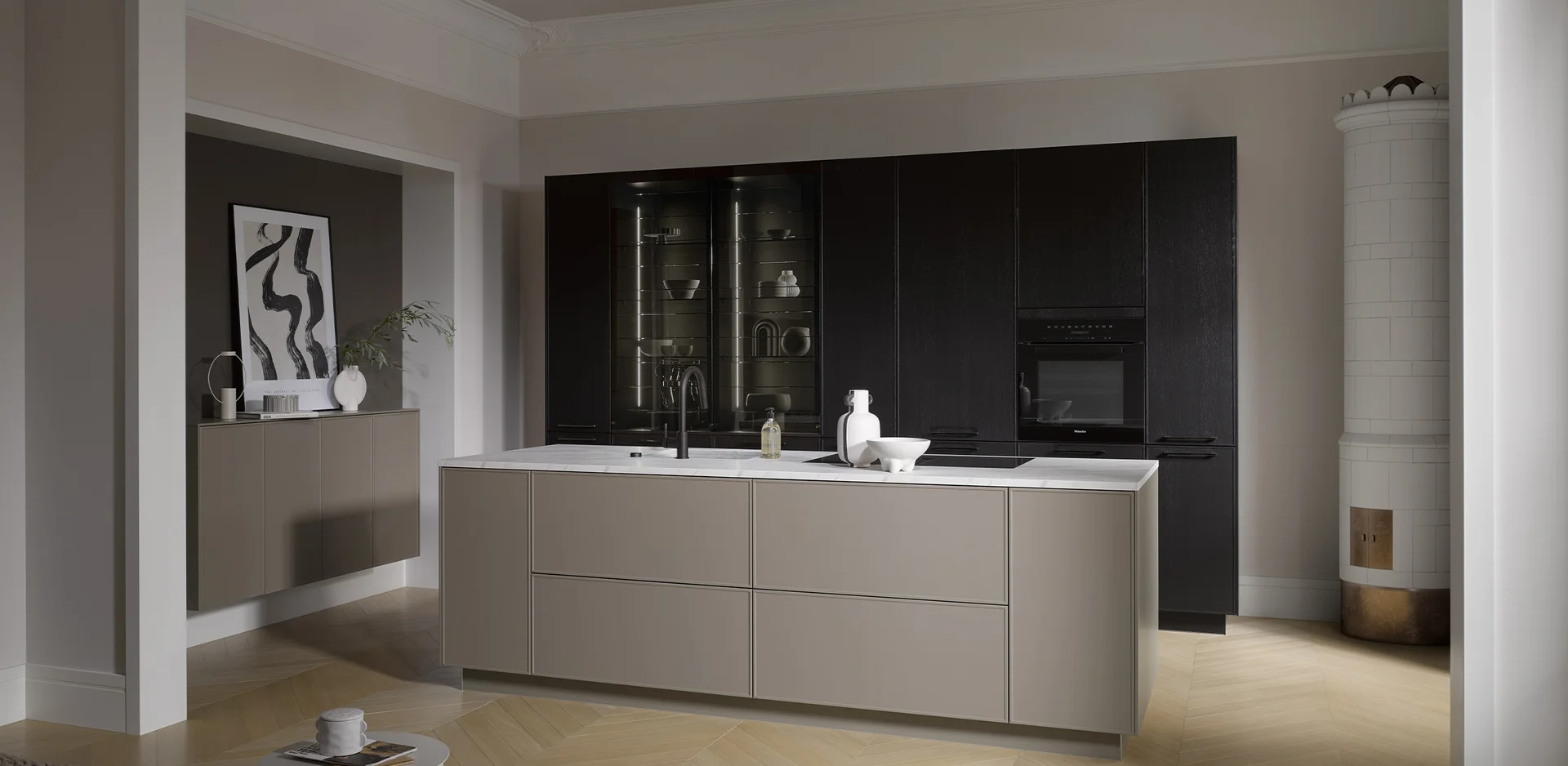 Kuchnia Häcker AV6065 Eiche schwarz